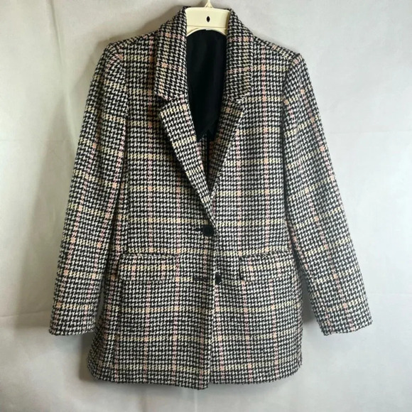 Old Navy Colorful Houndstooth Blazer Jacket Size XS‎ - Picture 9 of 9